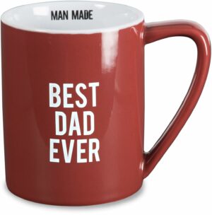 Pavilion Gift Company Best Dad Ceramic Mug, 18 oz, Multicolor