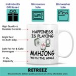 Retreez Funny Mahjong Lover Mug - 11 Oz Ceramic Coffee or Tea Cup - Humorous Sarcastic Gift for Mahjong Enthusiast, Chinese Mahjong Lover And Mahjong Player - Birthday, Holiday...