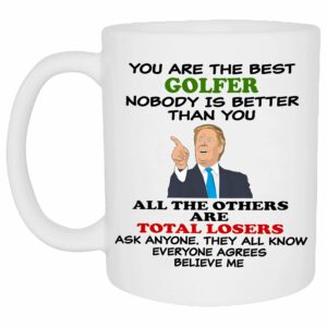 Rogue River Tactical Best Funny Golf Coffee Mug Believe Me Novelty Cup Joke Great Gag Gift Idea For Office Work Humor Sarcastic Golfers