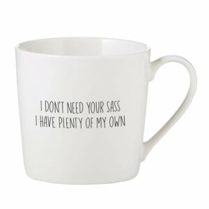 Santa Barbara Design Studio SIPS Drinkware Coffee Cup/Mug, 14-Ounce, Sass