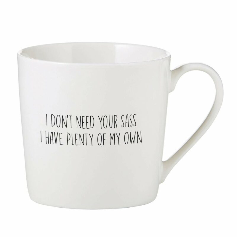 Santa Barbara Design Studio SIPS Drinkware Coffee Cup/Mug, 14-Ounce, Sass