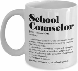 School Counselor Definition Mug - School Counselor Gifts - School Counselor Mug - School Counselor Graduation - Guidance Counselor Gifts - Mug For School Counseling Staff 11oz