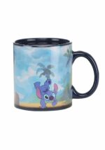 Silver Buffalo Disney Lilo and Stitch Space to Beach Heat Reveal Ceramic Mug, 20-Ounces