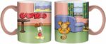 Silver Buffalo Garfield Ceramic Mug Featuring Garfield and Odie, 20 Ounces