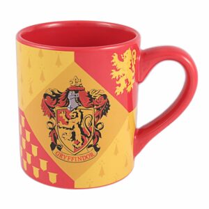 Silver Buffalo Harry Potter Gryffindor House Crest Ceramic Mug, 14 Ounces