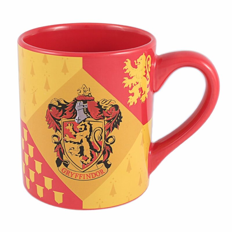 Silver Buffalo Harry Potter Gryffindor House Crest Ceramic Mug, 14 Ounces