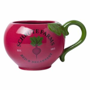 Silver Buffalo The Office Schrute Farms Rustic Ceramic 3D Sculpted Mug, 20 Ounces