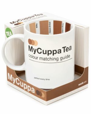 Suck UK My Cuppa Tea Mug Color Chart Tea Cup Funny Mugs For Women & Novelty Tea Mugs For Women Novelty Mug & Funny Mug Funny Gifts For Women Fun Mugs Funny Office Gifts & Work...