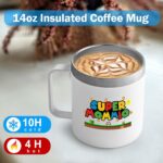 Super Mommio Mug 14oz, Gifts for Mom, Stainless Steel Coffee Mug for Mom, Mom Birthday Gifts from Daughter Son, Mother's Day Gifts, Christmas Gifts, Best Mom Ever Gifts