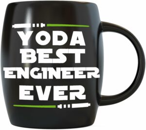 The Best Engineer Ever Novelty Mug Engineering Gifts for Student New Licensed Passer Grad Gift Mechanical Civil Science Math Gift for Men Women Christmas Graduation 16oz