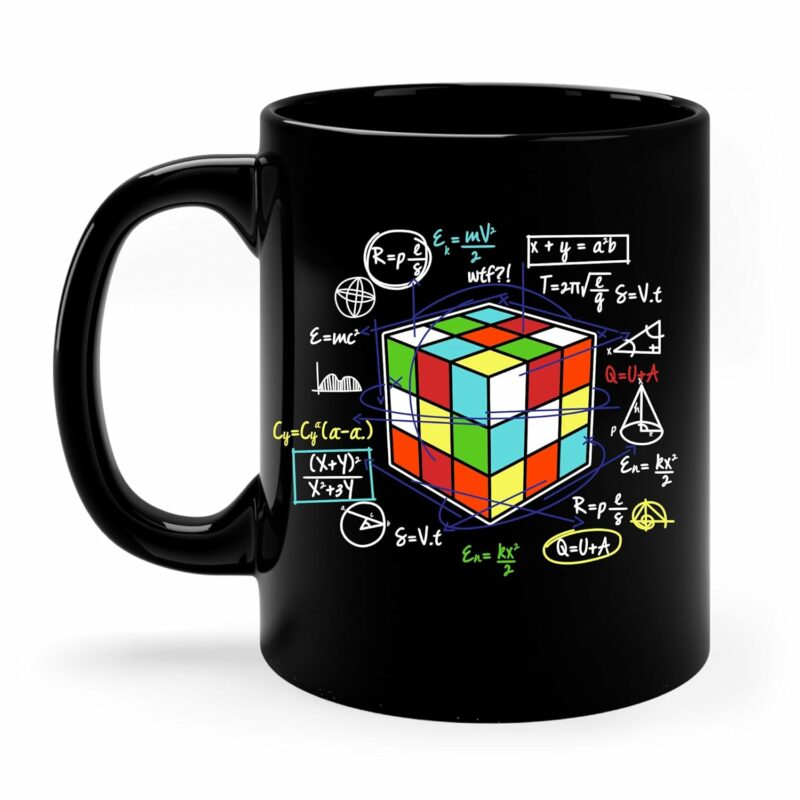 The Next Melting Cube Speed Cubing Math Vintage Puzzle Youth Gifts Coffee Mug (11 oz, Black)