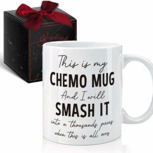 This Is My Chemo Mug - 11oz Coffee Mug Gifts for Cancer Patients, Chemotherapy Treatment Gift for Women Men, Cancer Care Gifts for Men Women, Inspirational Gift for Survivors...
