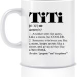 Titi Definition Mug - Titi Coffee Mug - Titi Mug - Titi Gift - Promoted To Titi - Best Titi Mug - Best Titi Ever 11oz