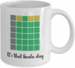 Triple Bear Coffee Mug Gift for Wordle Lovers and Coworkers - It's that kinda day - 11 Fl Oz Coffee Cup. Funny Birthday Gag Gift. Poster Design. Different 1st letter, Same last...