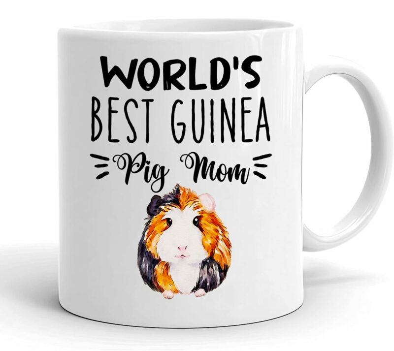 World's Best Guinea Pig Mom Birthday Gift Coffee Tea - World's Best Guinea Pig Mum Novelty Gift Mug 11oz