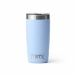 YETI Rambler 10 oz Tumbler, Stainless Steel, Vacuum Insulated with MagSlider Lid, Big Sky Blue