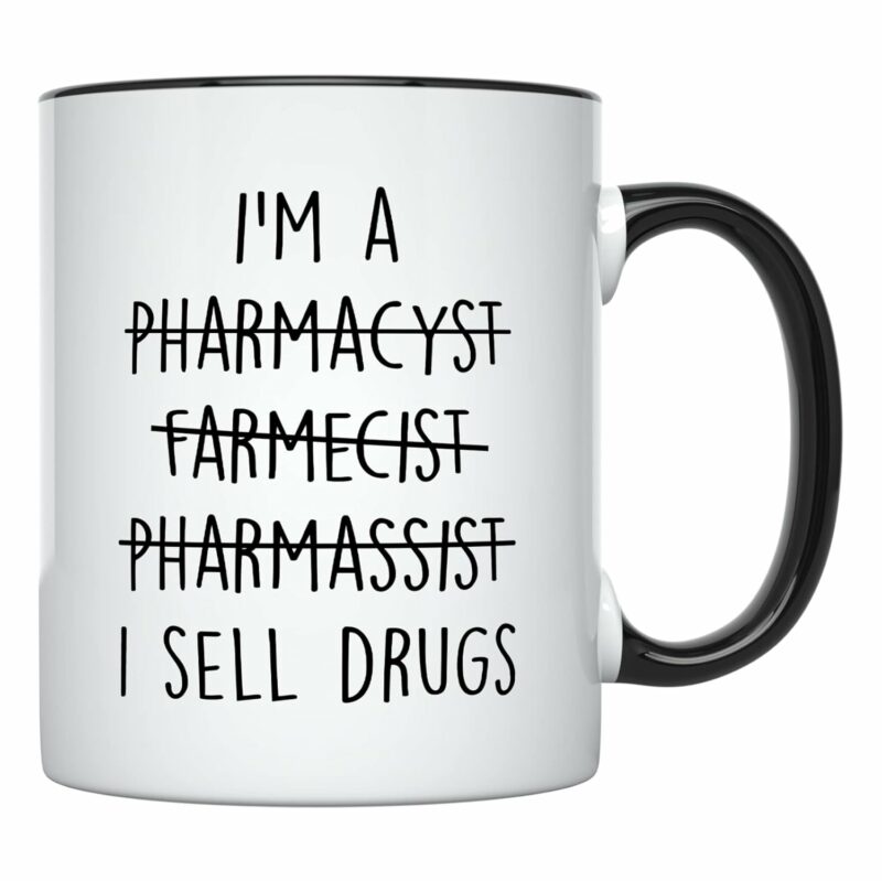 YouNique Pharmacy Mug - 11 Oz, Pharmacist Gifts for Women Men, Pharmacy Technician Gifts, Pharmacy Gifts, Pharmacy Tech Gifts, Gifts for Pharmacy Graduates, Pharmacist...