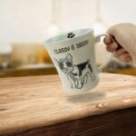 14oz Dog Lovers Mug, Dog Coffee Mug Funny Ceramic Tea Cup Novelty Gifts for Office and Home Women Girls Men Dishwasher Microwave Safe (French Bulldog,B)