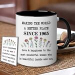 60th Birthday Gifts For Women - 60th Mug For Women - 1965 60th Birthday Decorations - Turning 60 Gift - Gift For 60th Birthday Women - 60 Years Old Birthday Gifts For Women -...