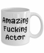 Actor Gifts, Voice Actor Gifts, Theatre Mug for Men, 11Ounces Birthday Coffee Tea Cup, Funny Gift for Actors, Unique Actor Gift Ideas Present