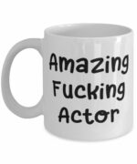 Actor Gifts, Voice Actor Gifts, Theatre Mug for Men, 11Ounces Birthday Coffee Tea Cup, Funny Gift for Actors, Unique Actor Gift Ideas Present