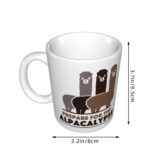 Alpaca Mug Prepare For The Alpacalypse Ceramic And Print Artwork On Both Sides Gift 11oz Novelty Coffee Mug
