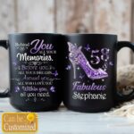 Amazing 58th Birthday Gift Mug For Girl Or Woman, Bling High Heels 58 & Fabulous Since 1967 Funny Novelty Coffee Mugs 11oz 15oz Gift Ideas Personalized Name