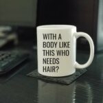 Andaz Press 11oz. Father's Day Coffee Mug Gift, With a Body Like This Who Needs Hair?, 1-Pack, Funny Dad Grandpa Birthday Christmas Gift Ideas