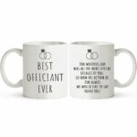 Best Officiant Ever Coffee Mug,Funny Wedding Officiant Gift,Wedding Crew Mugs,Wedding Party Gift Idea 11OZ
