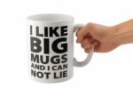 BigMouth Inc. Extra Large Coffee Mug 64 Oz - Giant Coffee Mugs for Coffee Lovers - Sturdy Tall Ceramic Coffee Cups - Big Cup for Coffee, Tea - Microwave Safe - Funny Huge Coffee...