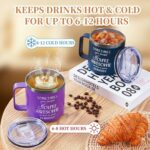 Birthday Gifts for Women Her, Sometimes You Forget You're Awesome Coffee Mug, Inspirational Gift for Anniversary, Wife Girlfriend Bestie,14oz Coffee Mug with 2 Lids