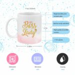 Boss Gifts for Women,Boss Lady Mug 11Oz Boss Coffee Mug Boss Lady Gifts for Women,Bosses Day Gifts,Boss Birthday Gifts,Boss Appreciation Gifts for Women Day Gifts Christmas...
