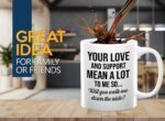 Bride Proposal Coffee Mug 11oz White - Mean a Lot To Me - Proposal Gift For Dad Step Dad Grandpa Father Walk Down The Aisle Daughter Wedding
