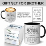 Brother Gifts - I'd Walk Through Fire For You Mug - Fathers Day, Birthday Present, Big, Little Brother From Sister Sibling 11OZ