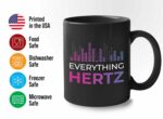 Bubble Hugs Audio Engineer Coffee Mug 11oz Black - Everything Hrtz - Musician Studio Engineer Singer Knob Sliders Band Artist Recording Technician Music Editor DJ Songwriter