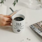 Cabtnca Dad Gifts, Funny Dad Mug, Dad Thanks for Putting Up with My Coffee Mug, Dad Fathers Day Gift from Daughter, Best Dad Gifts for Dog Lovers Birthday Christmas, Dog Dad...