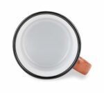 Camco Life is Better at The Campsite Ceramic Mug | Microwave and Dishwasher Safe | Red Background with Retro RV My Happy Place Design | 14 oz. (53472)