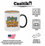 Casitika Golden Doodle Gifts. 11oz Cute Goldendoodle Coffee Mug. Cup for Doodle Moms & Dads, Fun Goldendoodle Decor & Gifts for Owners. (Dream)