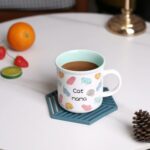 Cat Mom Gifts for Women, Cute Cat Mama Coffee Mug, Funny Ceramic 16oz Cup for Cat Lover, Wife, Aunt, Daughter, Sister, Best Friends, BFF, Coworker, Birthday, Thanksgiving,...