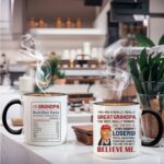 Christmas Gifts for Grandpa - Best Grandpa Ever Mug - Grandpa Birthday Gifts, Grandad Gifts from Grandkids, Presents for Grandpa, Grandpa Coffee Travel Mug, Grandpa cup