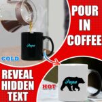 Color-Changing Cute Coffee Mugs 12oz - Papa Bear - Ceramic Mug for Dad. Cute Cup & Cool Mugs for Father of the Year. Selling Best Personalized Mug & Gift Idea for Men who Have...