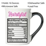 Cottage Creek Hairstylist Mug, 16 oz, Ceramic, Microwave Safe, Great for Home, Hair Stylist Gift