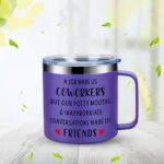 Coworker Mug, Boss Day Gifts - Gag Going Away Gift for Coworker, Leaving, Retirement Gifts for Women, Best Friend - Funny Farewell, Goodbye Gifts for Woman - 14 OZ Insulated...