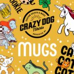 Crazy Dog T-Shirts Funny Coffee Mug – Eeffoc Coffee Spelled Backwards Cup – Sarcastic Novelty Gift for Coffee Lovers Office and Work – White Ceramic 11oz – Dishwasher and...