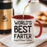Dad Gifts - Dad Mug - Gifts For Dad - Best Dad Gift - World Best Farter Mug - Dad Gifts From Daughter, Son - Best Dad Coffee Mug - Funny Coffee Mugs For Dad - Fathers Day,...