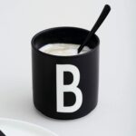 Design Letters Monogram Coffee Mug | Initial Coffee Mug A-Z for Men/Women| Tea Cup for Office/Home Use | Porcelain Mug Gift for Holiday, Christmas | Ceramic Mug for Coco, Milk |...