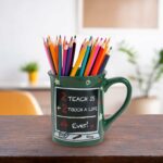 Enesco Our Name is Mud Teacher Math Equation Give Hope Coffee Mug, 16 Ounce, Multicolor