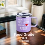 Friendship Gifts for Women Best Friend - Unique 14 Oz Stainless Steel Coffee Mug for Female Friends Bestie Birthday Gifts - Sometimes You Forget You're Awesome