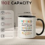 Funny Retirement Gift Mug, Best Retirement Gifts for Coworker Friend Retired Mug, Funny Retirement Weekly Schedule Mug, Retired Calendar Mug for Women Men Birthday Anniversary...