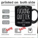 Funny Retirement Present 2024, fucking quitter oops, i mean happy retirement, 2024 Retirement Gifts For Boss, Coworker, Friends,Office Colleagues, Women Men Birthday Christmas...